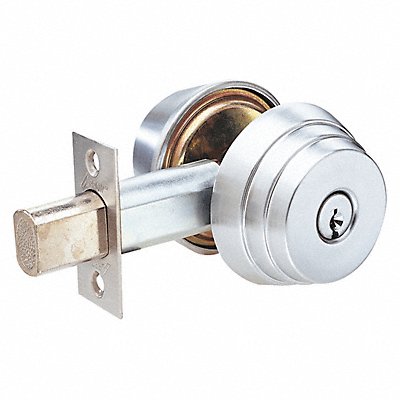 Deadbolt Cylindrical Satin Chrome Finish MPN:E61 26D