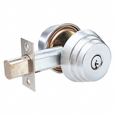 Deadbolt Cylindrical Satin Chrome Finish MPN:E64 26D CS