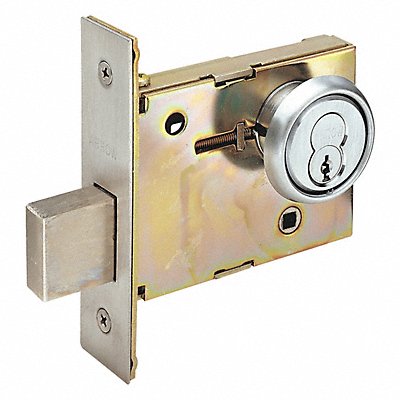 Deadbolt Mortise Satin Chrome Finish MPN:N41 26D