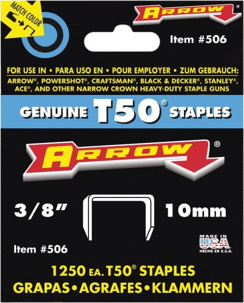 High Carbon Steel Heavy-Duty Staple: 3/8