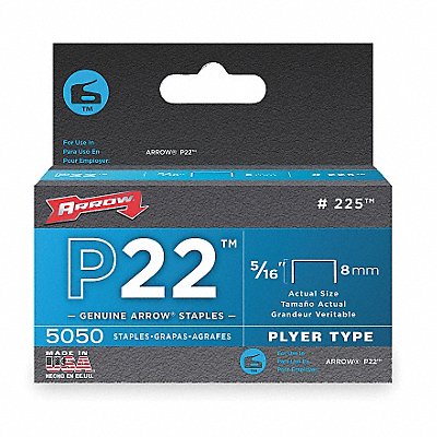 Staples Flat Crown 7/16x5/16 PK5000 MPN:225