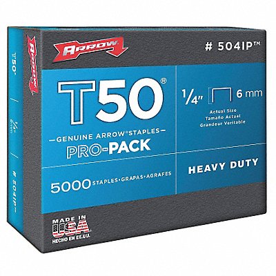 Staples T50 3/8x1/4 In L PK5000 MPN:504IP