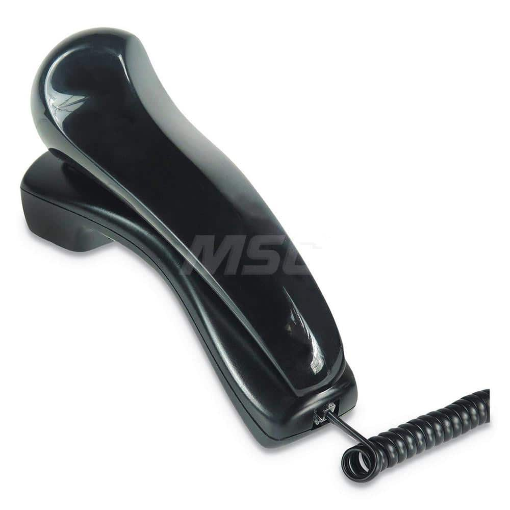 Standard Telephone Shoulder Rest, 2-5/8w X 7-1/2d X 2-1/4l, Black MPN:SOF101M