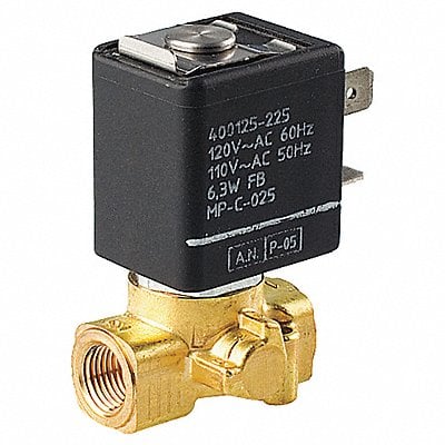 Solenoid Valve Brass NC Air Inert Gas MPN:SC8256B045V