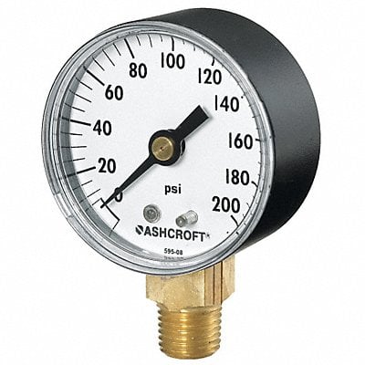 Vacuum Gauge 30in Hg VAC to 0 Lowr 2in MPN:20W1005PH02LVAC