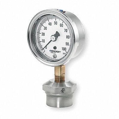 D0988 Pressure Gauge 0 to 100 psi 2-1/2In MPN:251009AW02L/310SSLXCG100