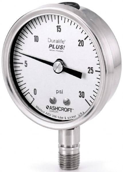 Pressure Gauge: 3-1/2