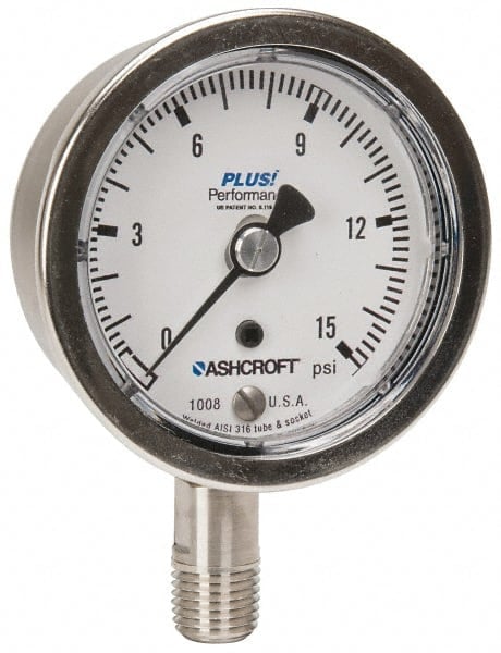 Pressure Gauge: 2-1/2