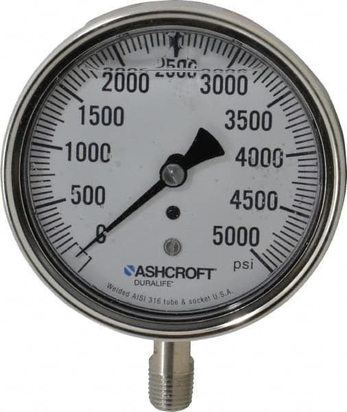 Pressure Gauge: 3-1/2