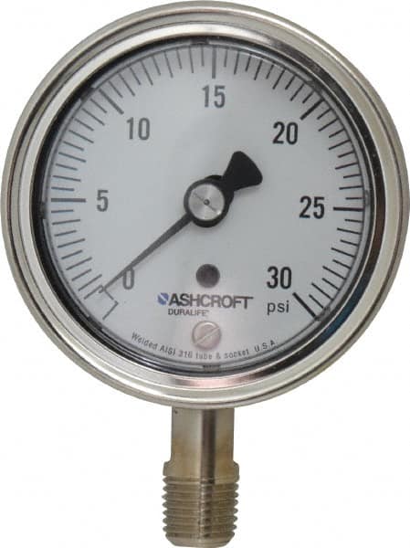 Pressure Gauge: 2-1/2