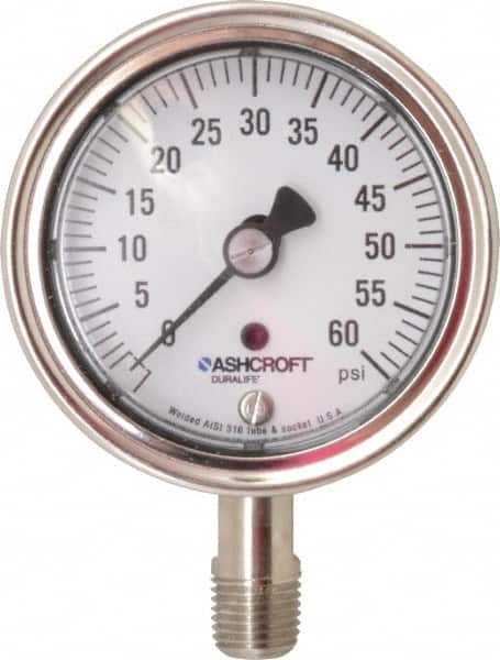 Pressure Gauge: 2-1/2