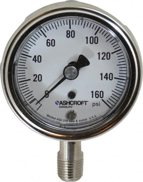 Pressure Gauge: 2-1/2