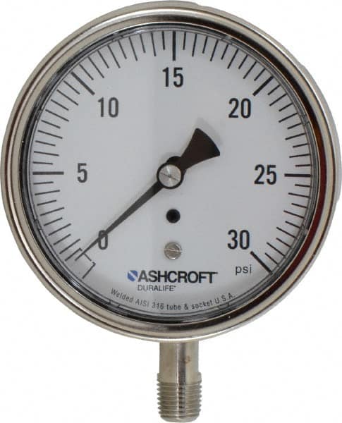 Pressure Gauge: 3-1/2