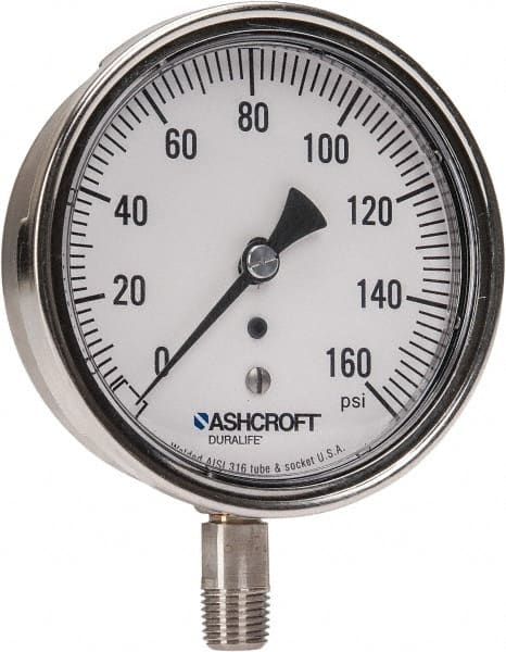 Pressure Gauge: 3-1/2