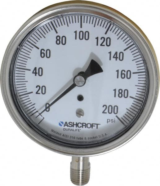 Pressure Gauge: 3-1/2