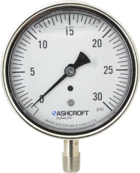 Pressure Gauge: 3-1/2