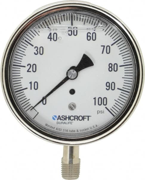 Pressure Gauge: 3-1/2