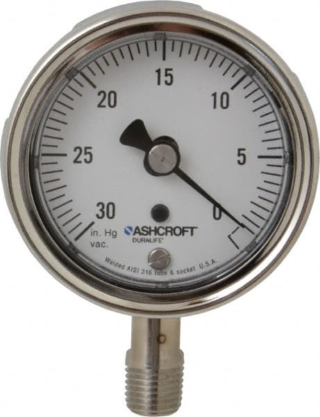 Pressure Gauge: 2-1/2