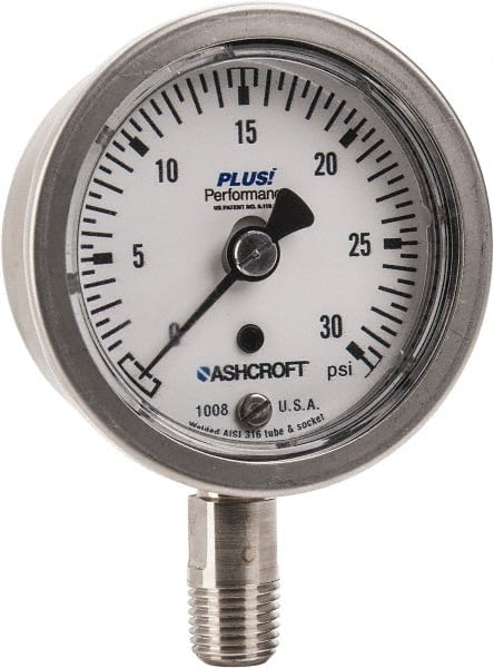 Pressure Gauge: 2-1/2