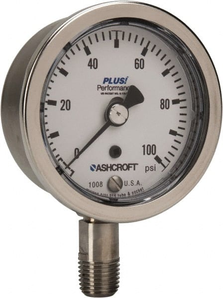 Pressure Gauge: 2-1/2