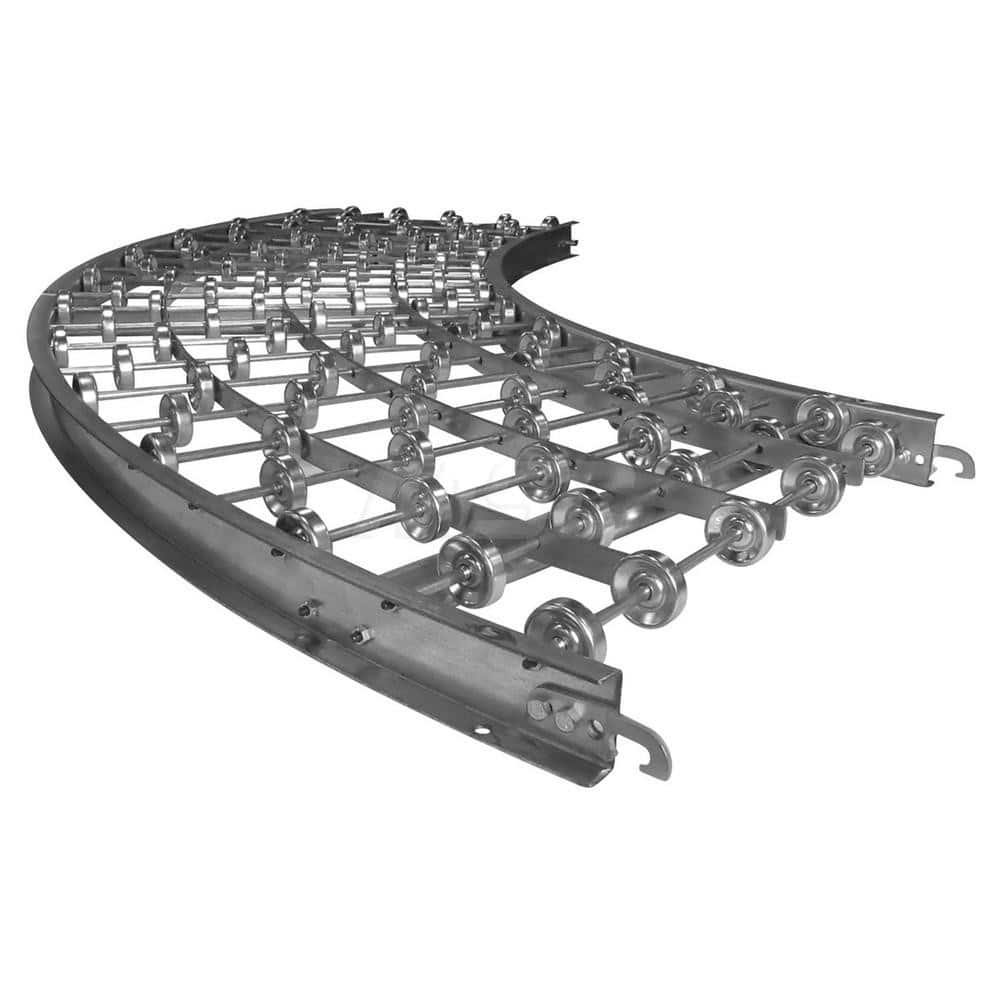 Gravity Conveyors, Conveyor Type: Skate Wheel , Component: 90 Degree Curved Conveyor , Telescopic: No , Overall Width: 24 , Minimum Extended Length: 10.0ft  MPN:34036