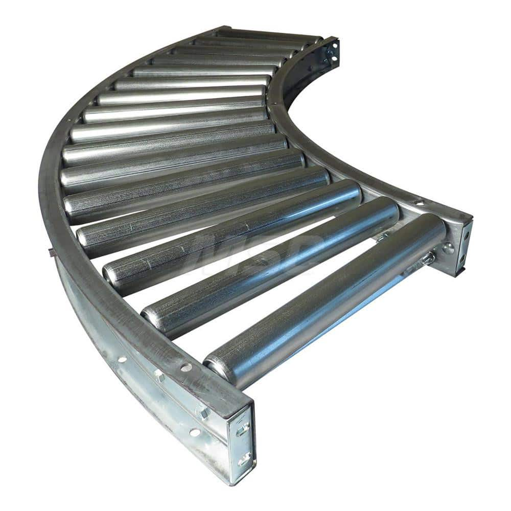 Gravity Conveyors, Conveyor Type: Roller , Component: 90 Degree Curved Conveyor , Telescopic: No , Overall Width: 39 , Minimum Extended Length: 66.0000in  MPN:45728