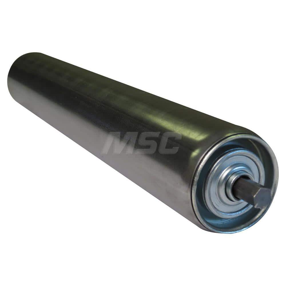 Roller Skids, Roller Material: Galvanized Steel , Load Capacity: 496 , Color: Chrome , Finish: Natural , Compatible Surface Type: Smooth  MPN:33901