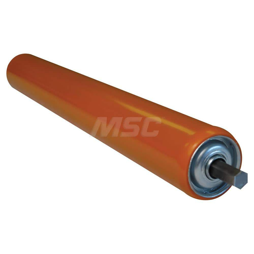 Roller Skids, Roller Material: Galvanized Steel , Load Capacity: 270 , Color: Orange , Finish: Natural , Compatible Surface Type: Smooth  MPN:43757