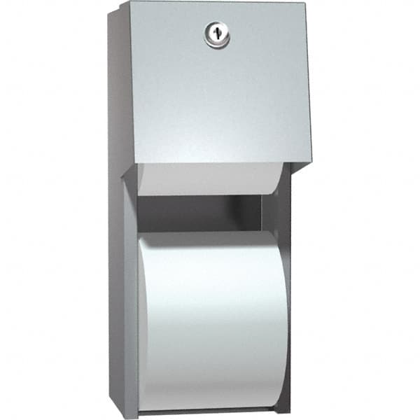 Standard Double Roll Stainless Steel Toilet Tissue Dispenser MPN:0030