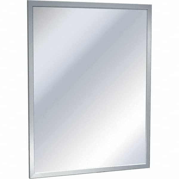 Washroom Mirrors, Mirror Material: Glass , Mirror Height: 30in , Mirror Width: 18in , Theft Resistant: Yes  MPN:0600-1830