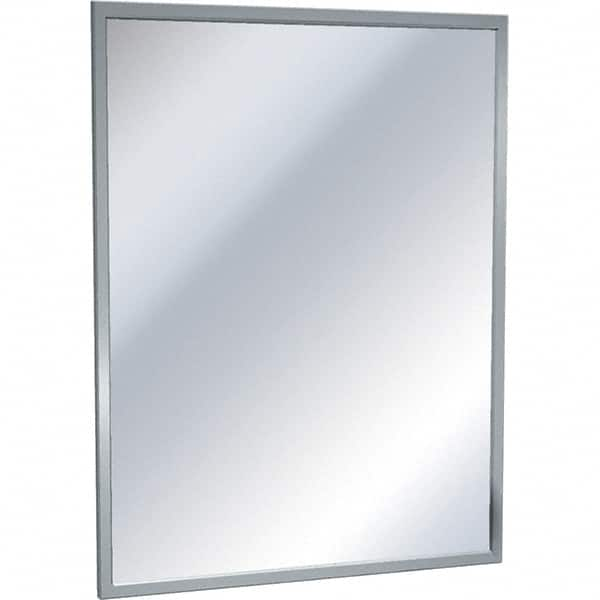 Washroom Mirrors, Framed: Yes , Mirror Material: Glass , Mirror Height: 24in , Mirror Width: 18in , Mirror Thickness: 0.75in  MPN:0620-1824