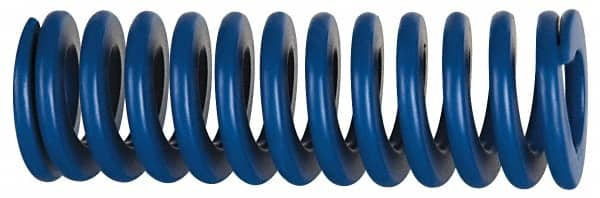 Die Spring: 63 mm Hole Dia, 38 mm Rod Dia, 152 mm Free Length, Blue MPN:204-924