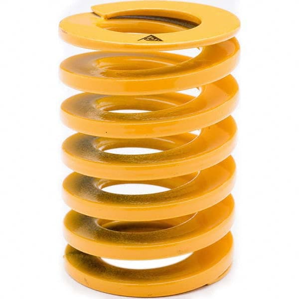 Die Spring: 12 mm Hole Dia, 6 mm Rod Dia, 70 mm Free Length, Yellow MPN:ASF 12 X 70