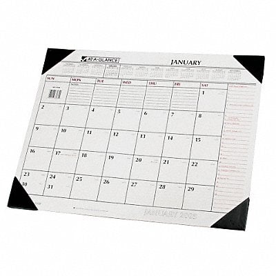 Monthly Desk Pad Calendar 22x17 In. MPN:AAGSK117000