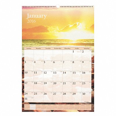 Wall Calendar Monthly Scenic MPN:DMW201-28