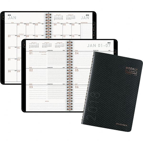 Weekly/Monthly Planner: 128 Sheets, Ruled Blocks, White Paper MPN:AAG70100X45