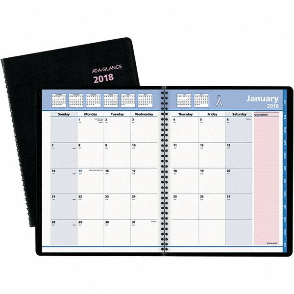 Monthly Planner: 80 Sheets, Unruled, White Paper MPN:AAG76PN0605