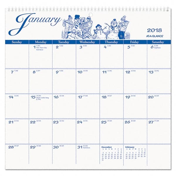 Wall Calendar: 12 Sheets MPN:AAGG100017