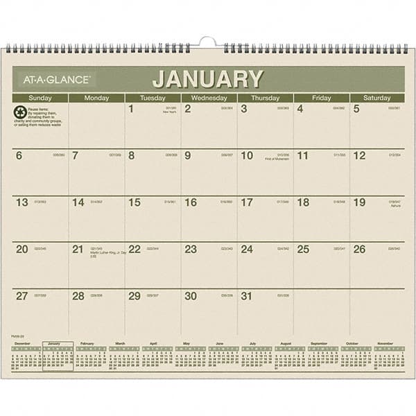 Wall Calendar: 12 Sheets MPN:AAGPMG7728