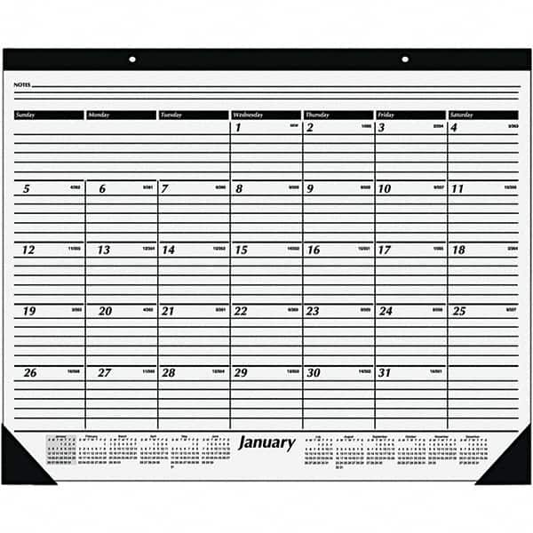 Desk Pad Calendar: 12 Sheets MPN:AAGSK3000