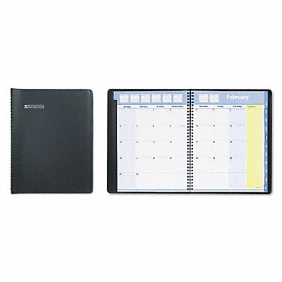 Planner Monthly 8-1/4 x 10-7/8in Black MPN:AAG760605