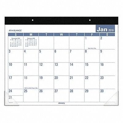 Planner Desk Pad Easy-to-Read White MPN:SKLP2432