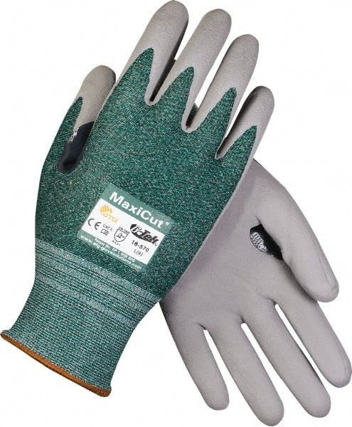 Cut, Puncture & Abrasive-Resistant Gloves: Size M, ANSI Cut A2, ANSI Puncture 1, Nitrile, Polyethylene MPN:18-570/M