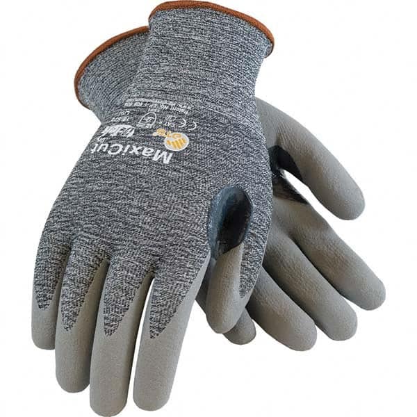 Cut, Puncture & Abrasive-Resistant Gloves: Size XS, ANSI Cut A2, ANSI Puncture 1, Nitrile, Engineered Yarn MPN:18-570/XS