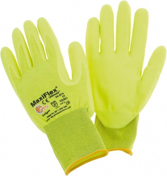 Nylon/Lycra/Nitrile Work Gloves MPN:34-874FY/XL