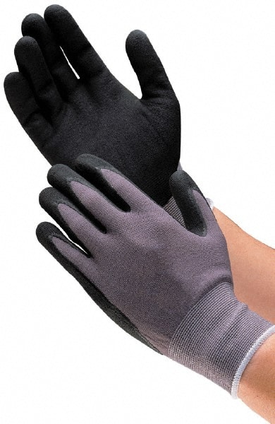 General Purpose Work Gloves: 2X-Small, Nitrile Coated, Polyethylene Blend MPN:34-874/XXS