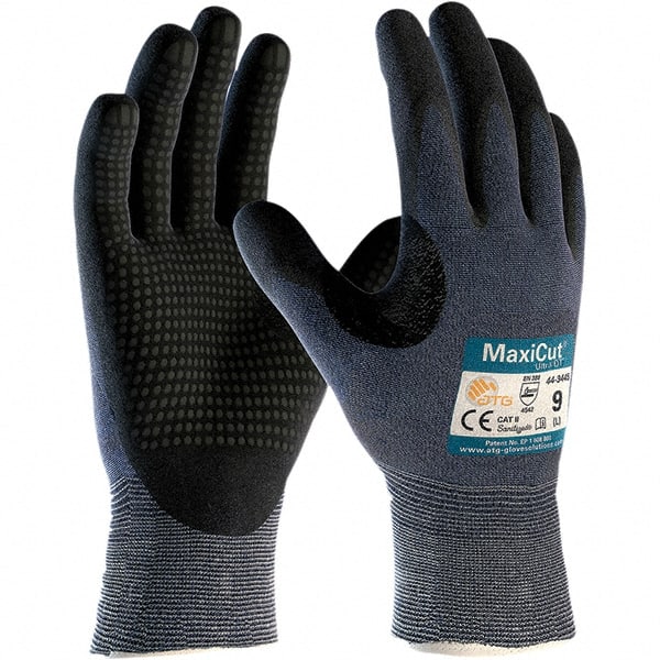 Cut, Puncture & Abrasive-Resistant Gloves: Size S, ANSI Cut A3, ANSI Puncture 2, Nitrile, Engineered Yarn MPN:44-3445/S