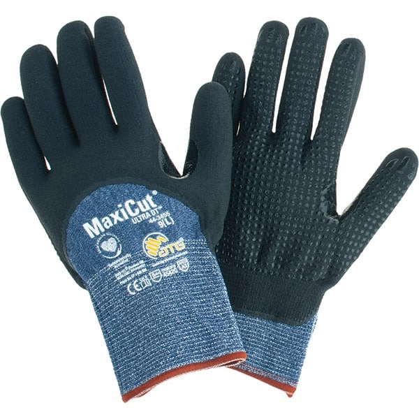 Cut-Resistant Gloves: Size L, ANSI Cut A3, Nitrile, Synthetic MPN:44-3455/L