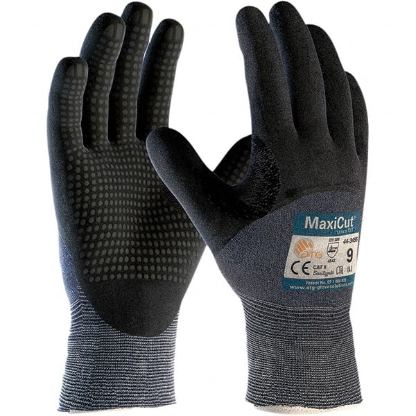 Cut, Puncture & Abrasive-Resistant Gloves: Size XS, ANSI Cut A3, ANSI Puncture 2, Nitrile, Engineered Yarn MPN:44-3455/XS