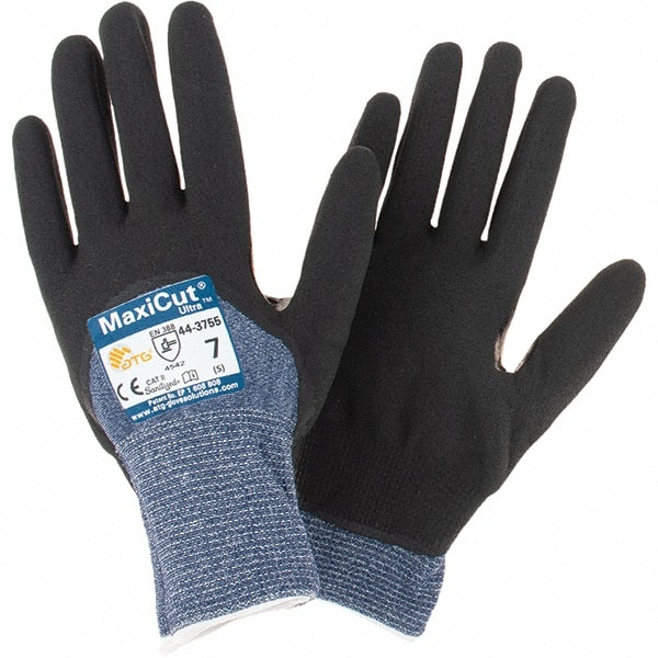 Cut-Resistant Gloves: Size S, ANSI Cut A3, Nitrile, Synthetic MPN:44-3755/S